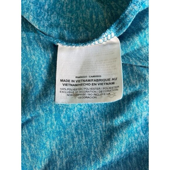 Womens Nike Dry Fit Perfomance Tech Shirt Size M Blue u - Picture 8 of 8